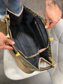 کیف زنانه مشارکتی فندی و ورساچ سایز بزرگ رنگ مشکی و قهوه ای
